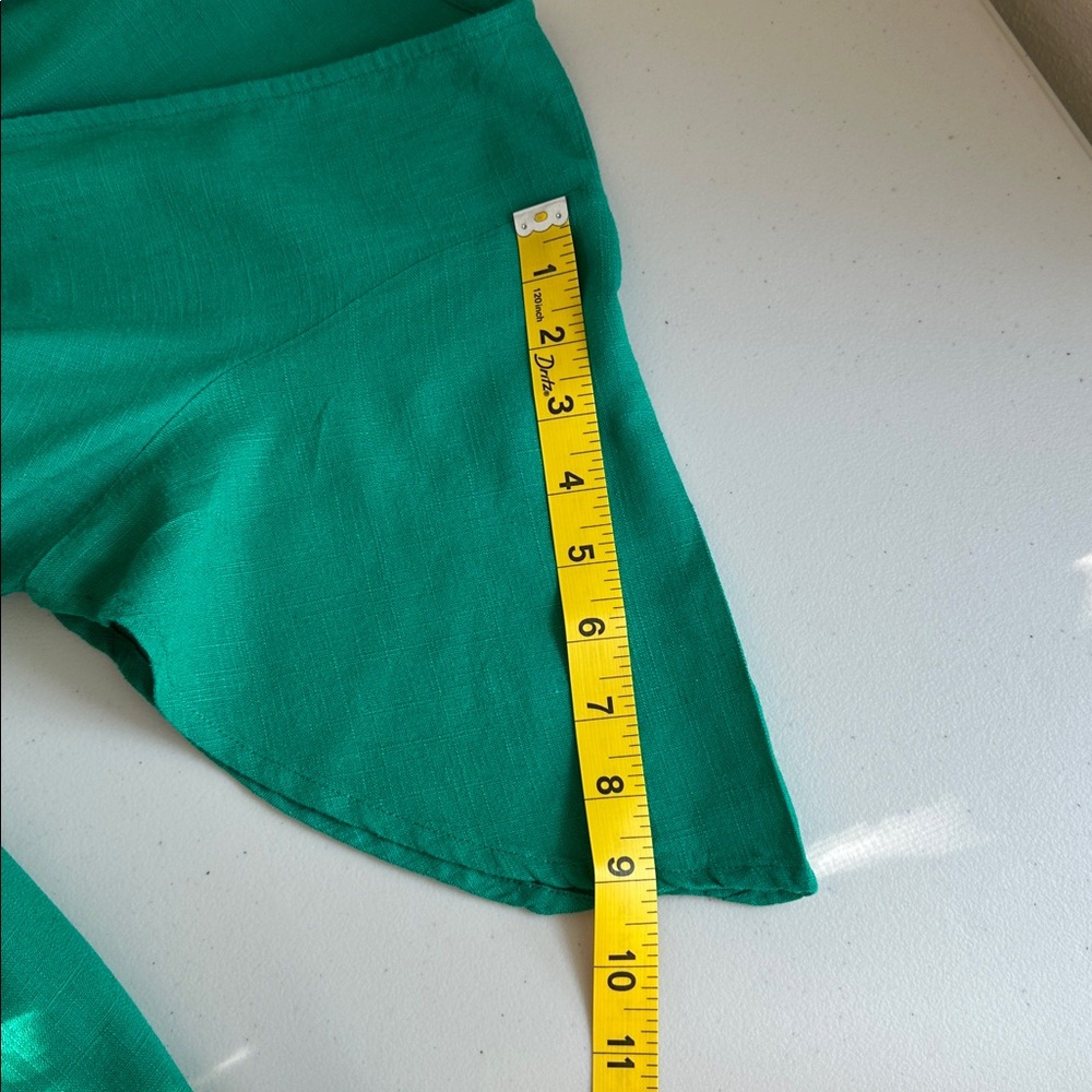 Iris Maxi Green High Low Dress with Button Detail Size 8. - Picture 13 of 16